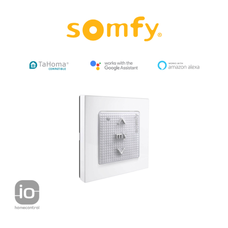 SMOOVE ORIGIN io Somfy wall remote control for radio motors io
