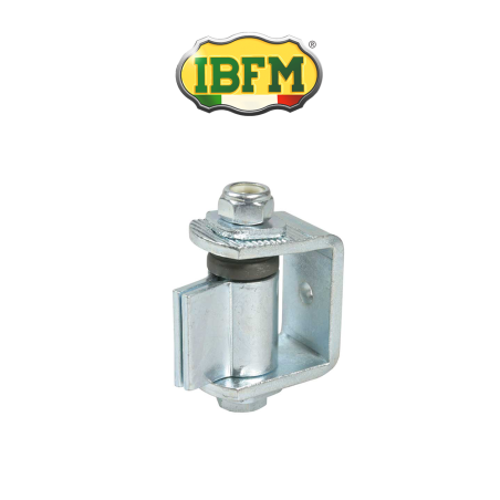 Adjustable hinge for swing gates with joint and bearing Ibfm art. 424