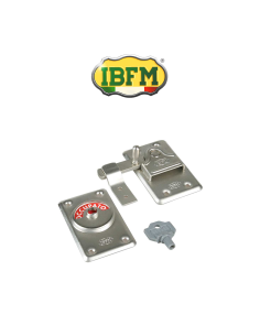 Free/Busy deadbolt with key Ibfm art. 37