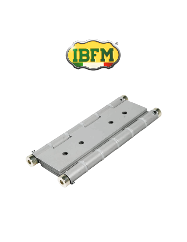 Cerniera a molla doppia azione per porte a vento Ibfm Alluminio art. 138/A