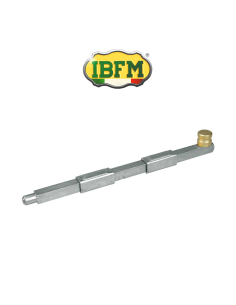 Heavy square pole with round tip Ibfm 330 mm art. 8/A