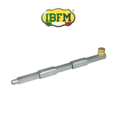 Heavy square pole with round tip Ibfm 330 mm art. 8/A