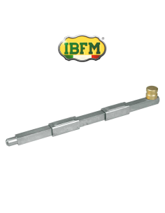 Heavy square pole with round tip Ibfm 600 mm art. 8/A