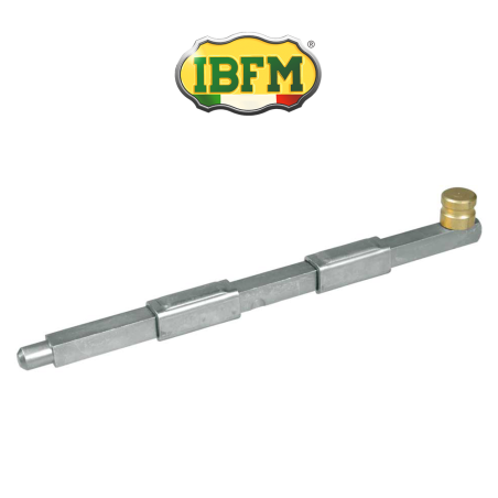 Heavy square pole with round tip Ibfm 600 mm art. 8/A