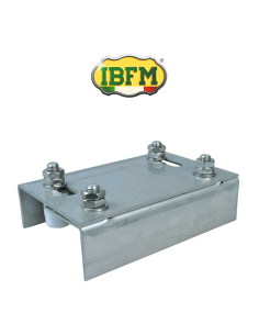 Adjustable guide plate with 4 rollers for sliding gates Ibfm type Grande art. 465