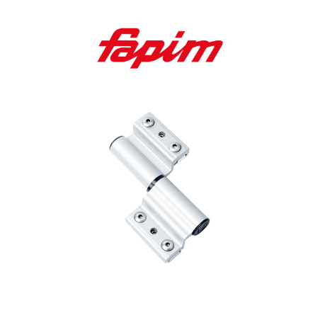 Fapim Monza 2-wing zipper in contrasting white art. 5672
