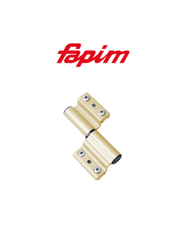Fapim Monza 2-wing hinge in contrasting gold art. 5672
