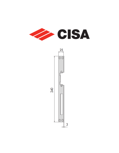 Cisa flat front art. 05020