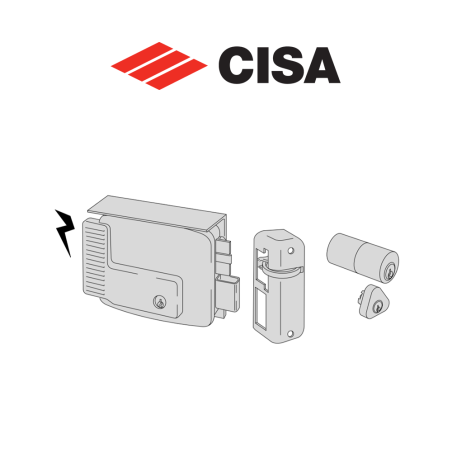 Serratura elettrica Cisa entrata 70 Sinistra serie 11761-70-2