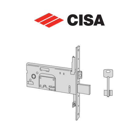 Cisa double bit mechanical lock entry 90 series 57357-90