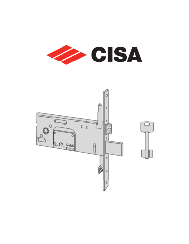 Cisa double bit mechanical lock entry 100 series 57357-10
