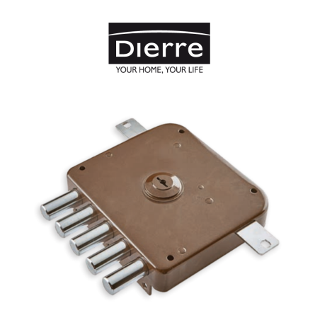 Triple lock with pump cylinder Atra Dierre Left art. SER302260 9SG