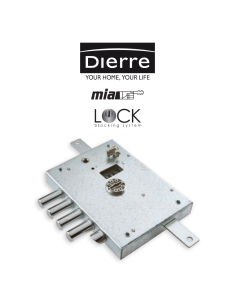 Atra Dierre Left Double Bit Triple Lock item SER7112 1SE