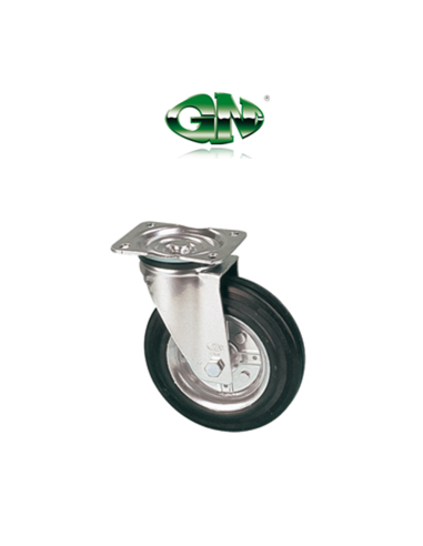 Wheel for Nerviani trolleys Ø 125 art. 1LNR1250GR0