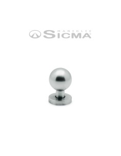 Pomolo Sicma Sfera Acciaio inox