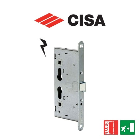 Electric cylinder panic lock for fire and panic doors Cisa Mito Panic entry 65 series 13110-65