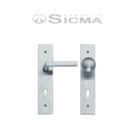 Double handle Sicma Fenix Hotel series Satin chrome