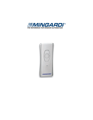 MR-T1 Mingardi - Single-channel remote control for controlling 1 opening or a group