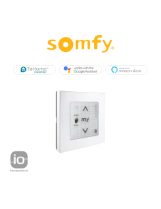 SMOOVE 1 A/M io Somfy radiocomando a parete per motori radio io
