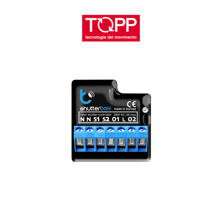 SHUTTERBOX Topp receiver for actuators