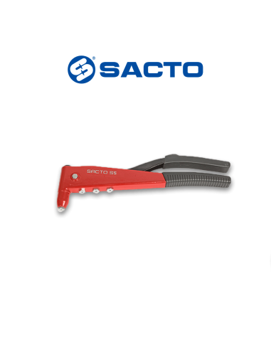 SUPER 5 Sacto rivettatrice professionale manuale per tutti i tipi di rivetti sia in alluminio che inox o rame