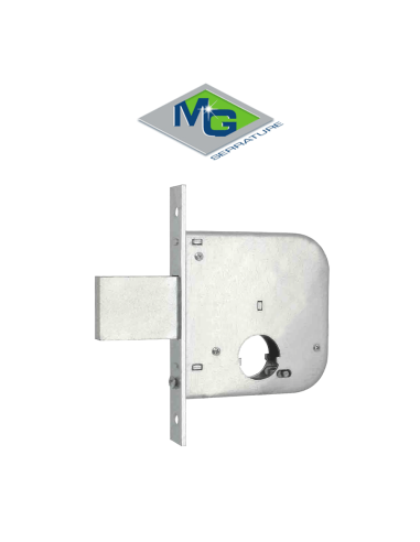 136500 MG - Double-throw mortise lock, entry 50 with round cylinder for gates