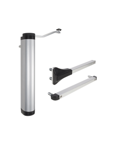 VERTICLOSE-2-ZILV - Chiudicancello idraulico per cerniere a 90° e 180°