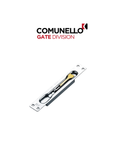 70424 Comunello - Catenaccio ad incasso con leva in ottone