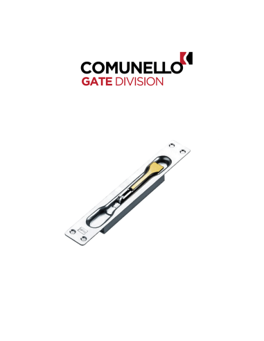 70424 Comunello - Recessed deadbolt with brass lever