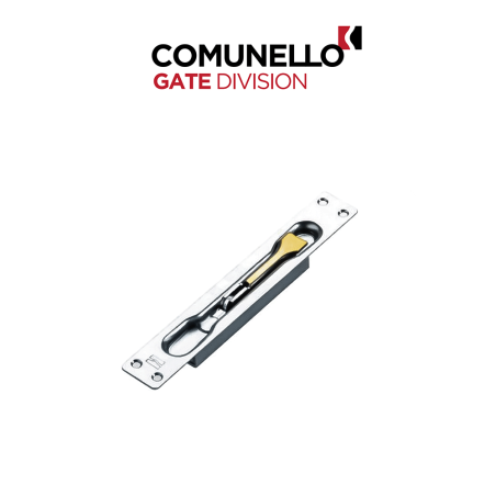 70424 Comunello - Recessed deadbolt with brass lever