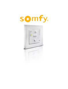 SMOOVE ORIGIN 2 io Somfy - Comando a parete a 2 canali per tende da sole e tapparelle