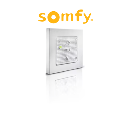 SMOOVE ORIGIN 2 io Somfy - Comando a parete a 2 canali per tende da sole e tapparelle