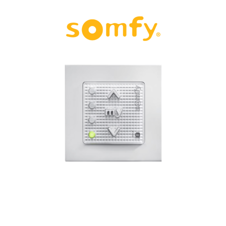 SMOOVE ORIGIN 4 io Somfy - 4-channel wall control for awnings and roller shutters