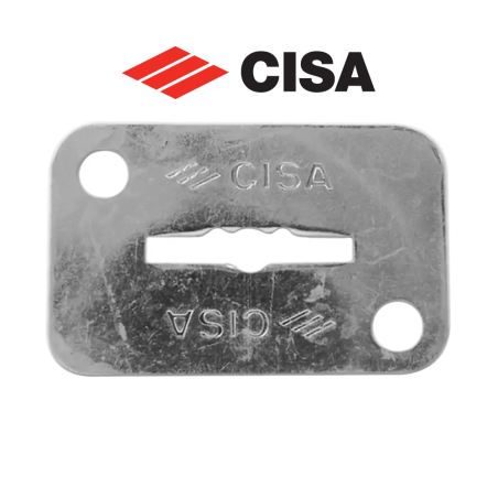 0612402 Cisa - Rectangular zinc-plated steel stud for locks