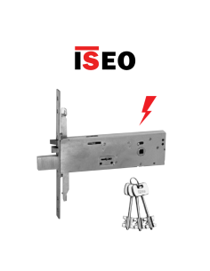 Iseo electric lock 90 entry flat front item 963910902 2