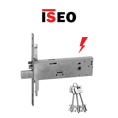 Iseo electric lock 90 entry flat front item 963910902