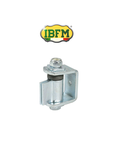 Adjustable hinge for swing gates with joint and bearing Ibfm art. 424