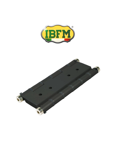 Cerniera a molla doppia azione per porte a vento Ibfm Nera art. 138/N