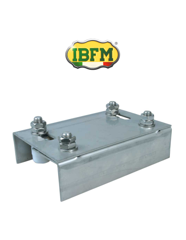 Adjustable guide plate with 4 rollers for sliding gates Ibfm type Grande art. 465