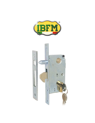 Hook lock with pin for sliding gates Ibfm entry 40 art. 447/PB