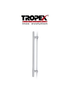 Tropex handle, 500 mm centre distance, polished stainless steel, item KO30 2