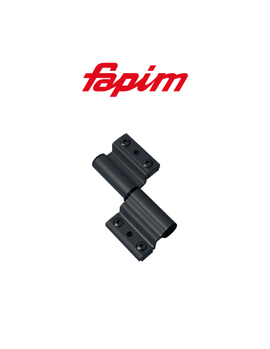 Fapim Monza 2-wing zipper in contrasting black, item 5672