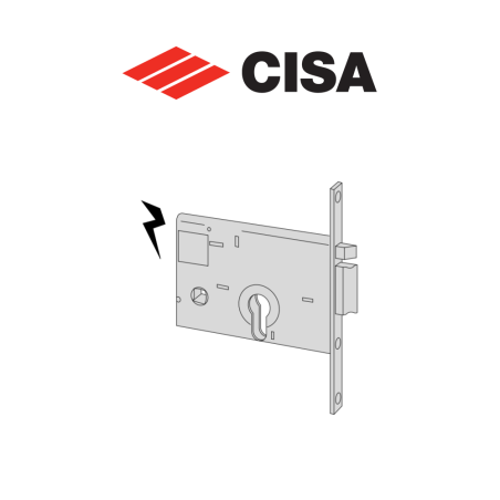 Cisa electric cylinder lock entry 60 Left series 14010-60-2