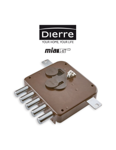 Atra Dierre Left Double Bit Triple Lock Art. SER3022 2SA 2