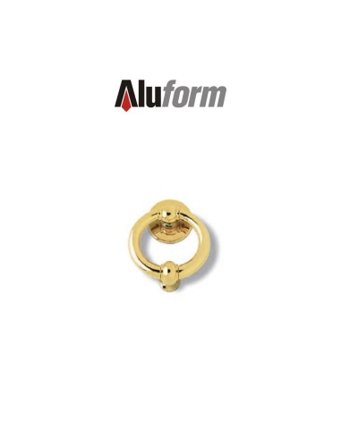 A 440 Aluform gold brass PVD door knocker