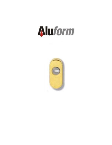A 476 Aluform bocchetta ottone oro PVD per porte