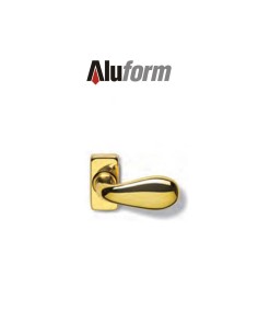 A 468 Aluform gold brass door handle 2