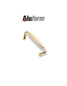 A 406 Aluform gold PVD brass door handle 2