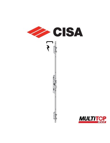 Serratura elettrica multipunto Cisa Multitop Max entrata 35 frontale a U serie 19656-35
