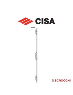 Cisa multipoint mechanical lock 3 latches entry 35 flat front series 48916-35 2